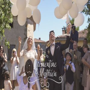 vidéo mariage clémentine mathieu