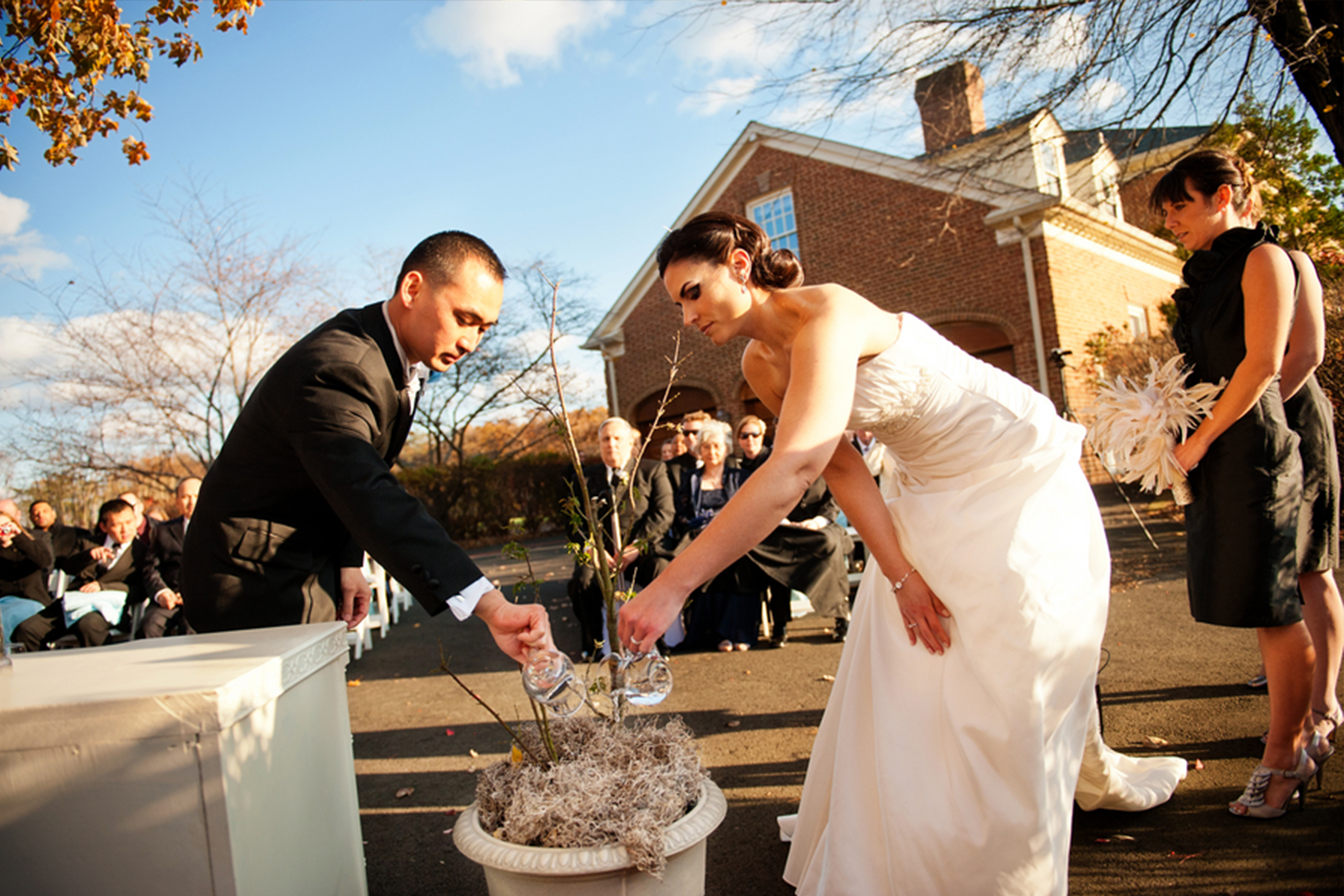 photo d'un mariage traditionnel allemand