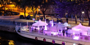 Mariage bateau, péniche