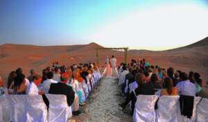 Lieu de mariage original : desert marocain